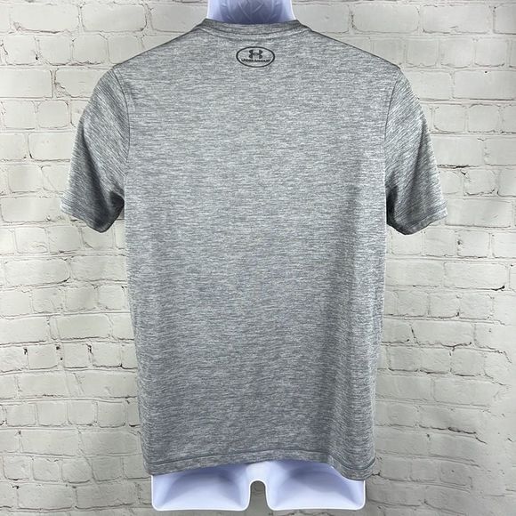 Under Armour Men's Tech V-Neck T-Shirt Steel Smalll gray - Picture 7 of 9